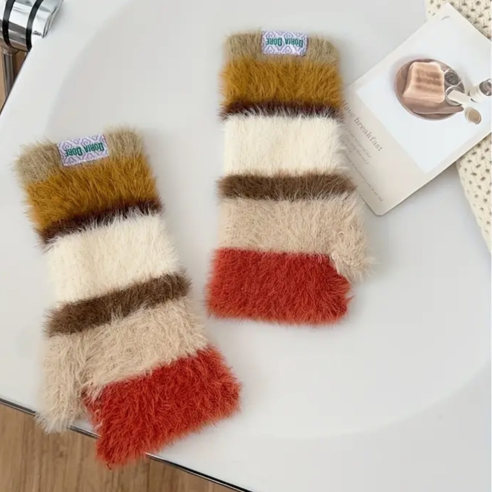 Sale! Boho Mohair open gloves